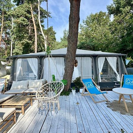 Hotel Mary - Duza Przyczepa Z Przedsionkiem I Tarasem Chałupy Zewnętrze zdjęcie